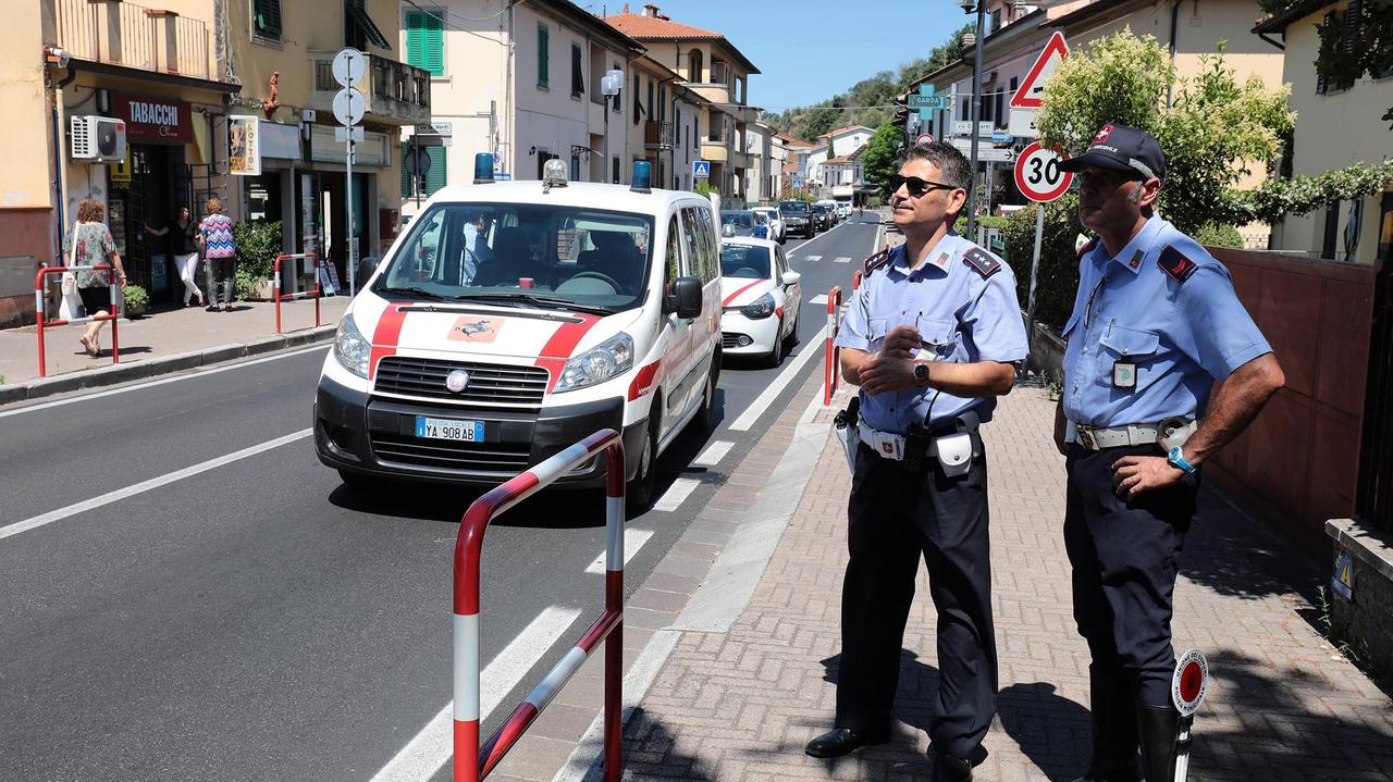 Il luogo in cui è avvenuto l'incidente (foto Sestini)