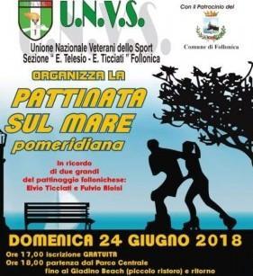 Domani la pattinata sul mare Appuntamento alle 18