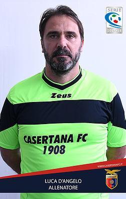 Luca D'Angelo (dal sito ufficiale della Casertana)