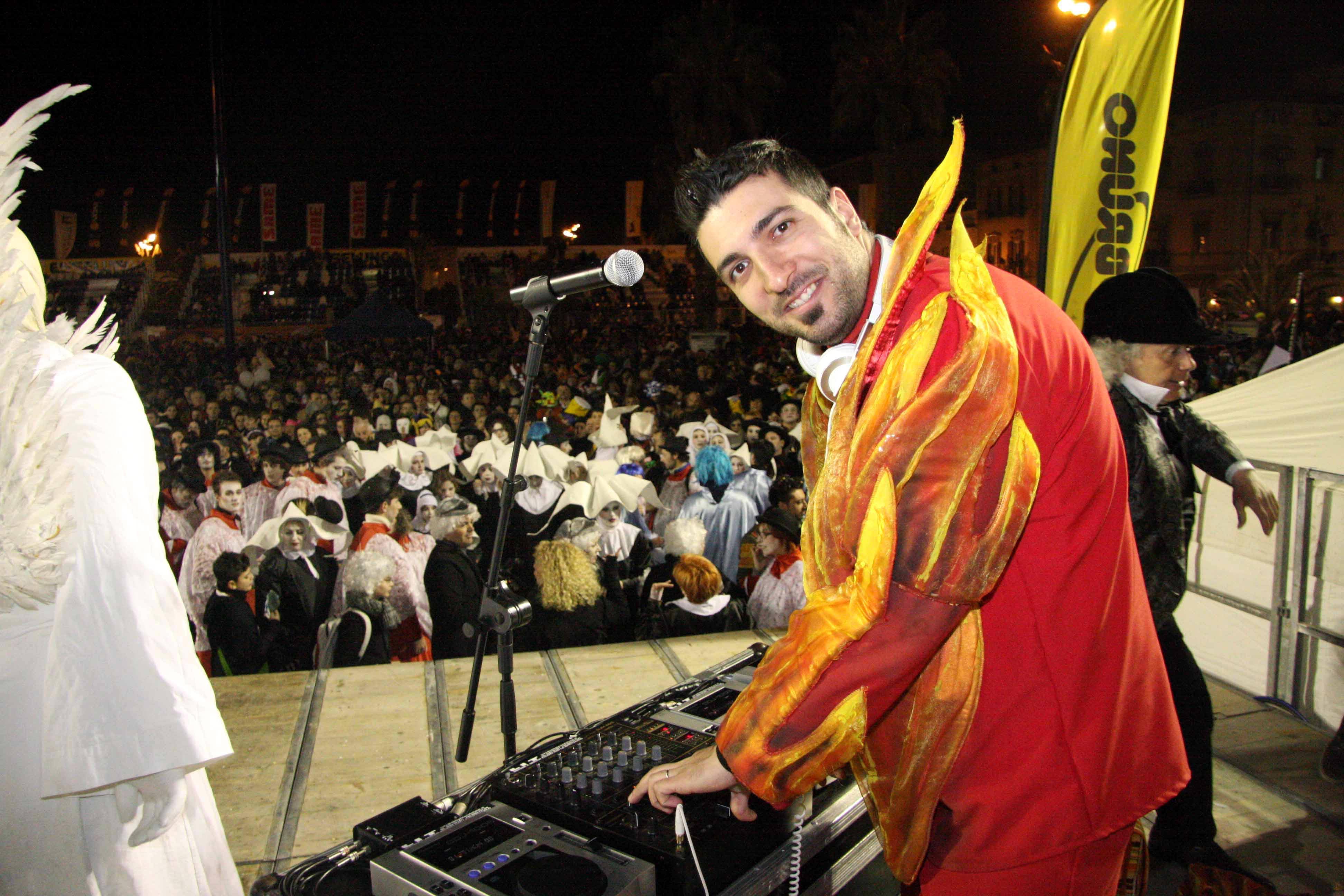 Il dj Andrea Paci