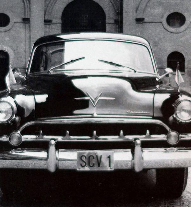 L’auto del Papa Buono alla cena di Apro