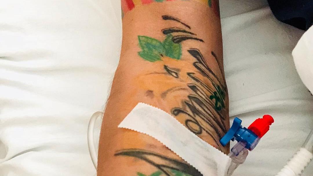 La foto postata da Marco Carta su Instagram