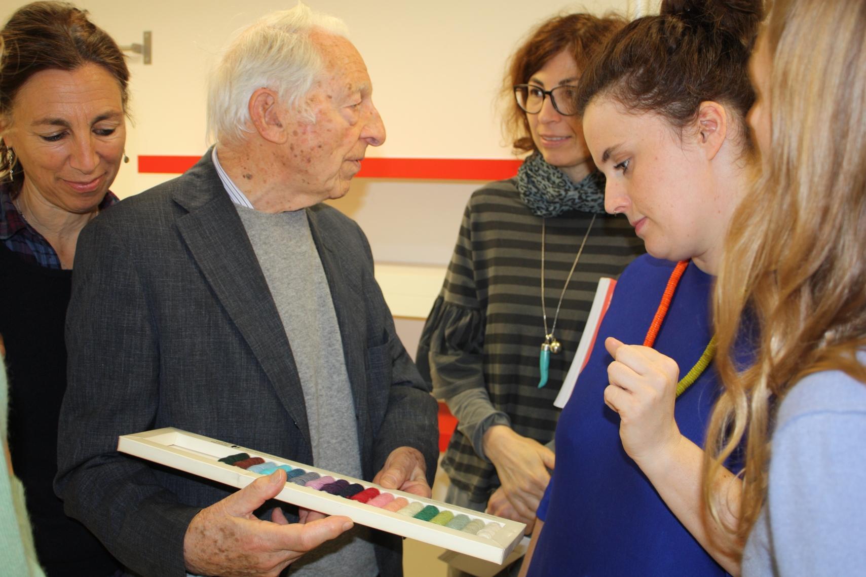L'imprenditore Lucchesi e le designer Meyers e Fuegmann