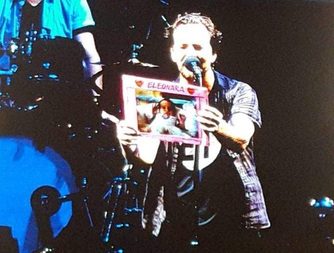La piccola reggiana Eleonora “battezzata” dai Pearl Jam
