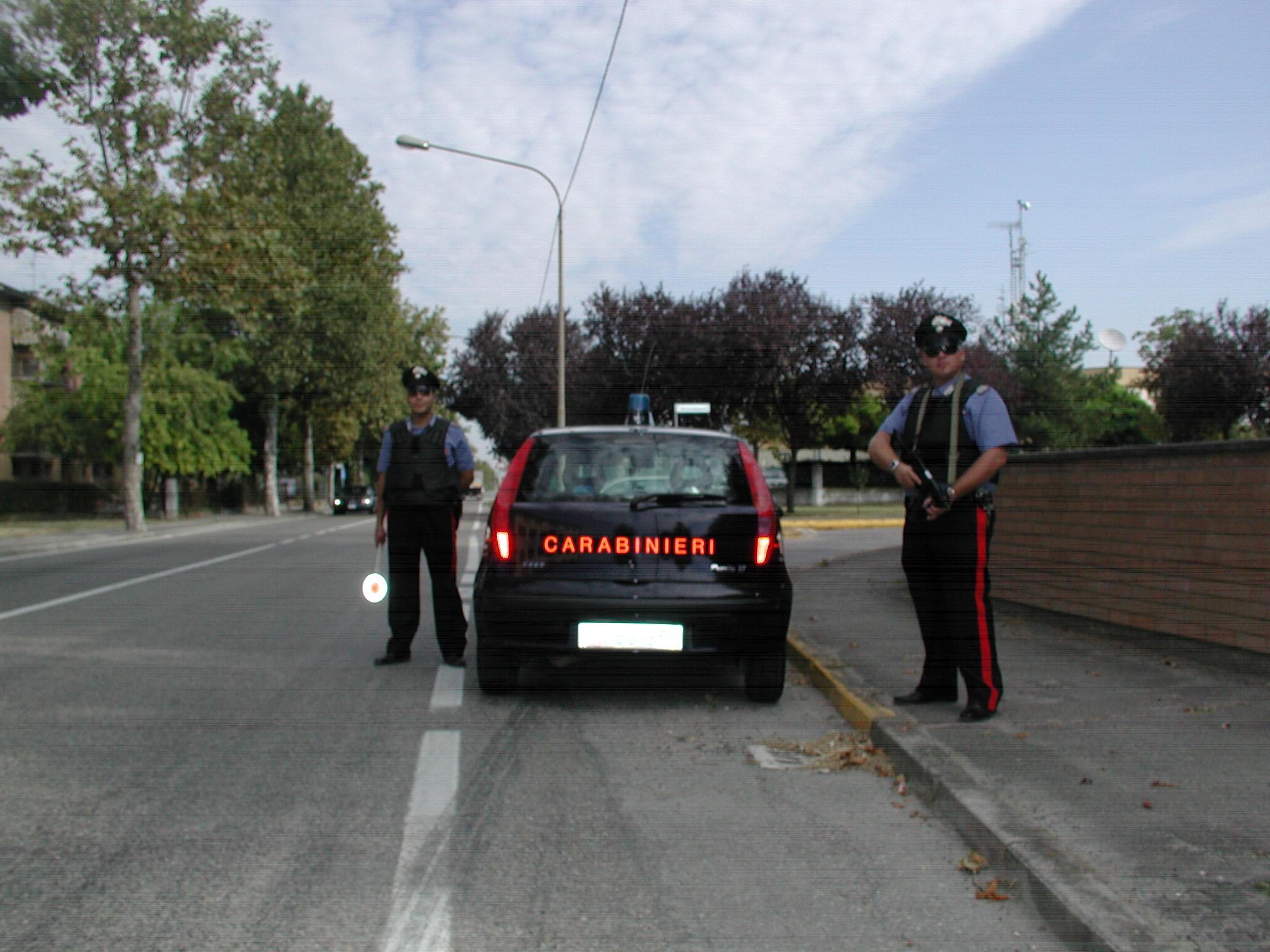Carabinieri tra San Felice e Camposanto