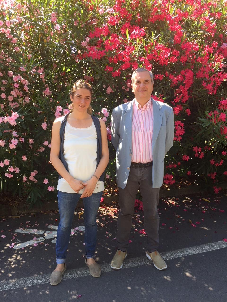 Il professor Giuseppe Biagini e la dottoressa Maddalena Marchiò