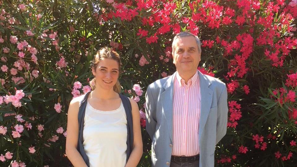 Il professor Giuseppe Biagini e la dottoressa Maddalena Marchiò