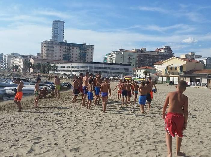 Sport in spiaggia ricordando Alessio 
