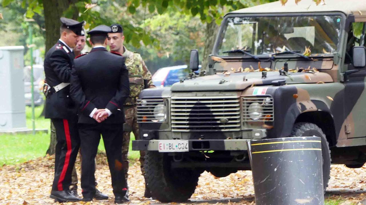 Carabinieri ed esercito in zona Gad