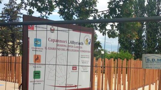 Un labirinto del pellegrino ad arricchire la Francigena