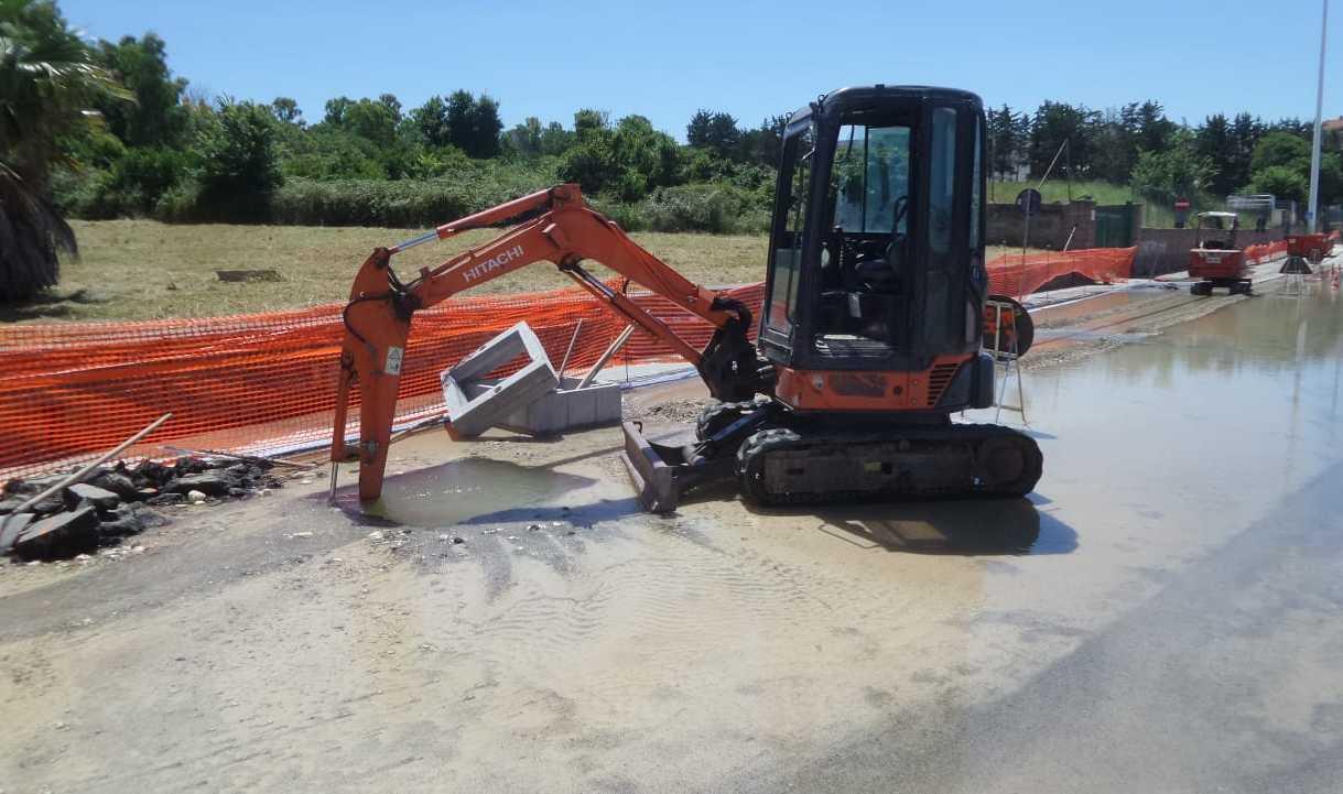 Piazzale Segni, riparata mega perdita