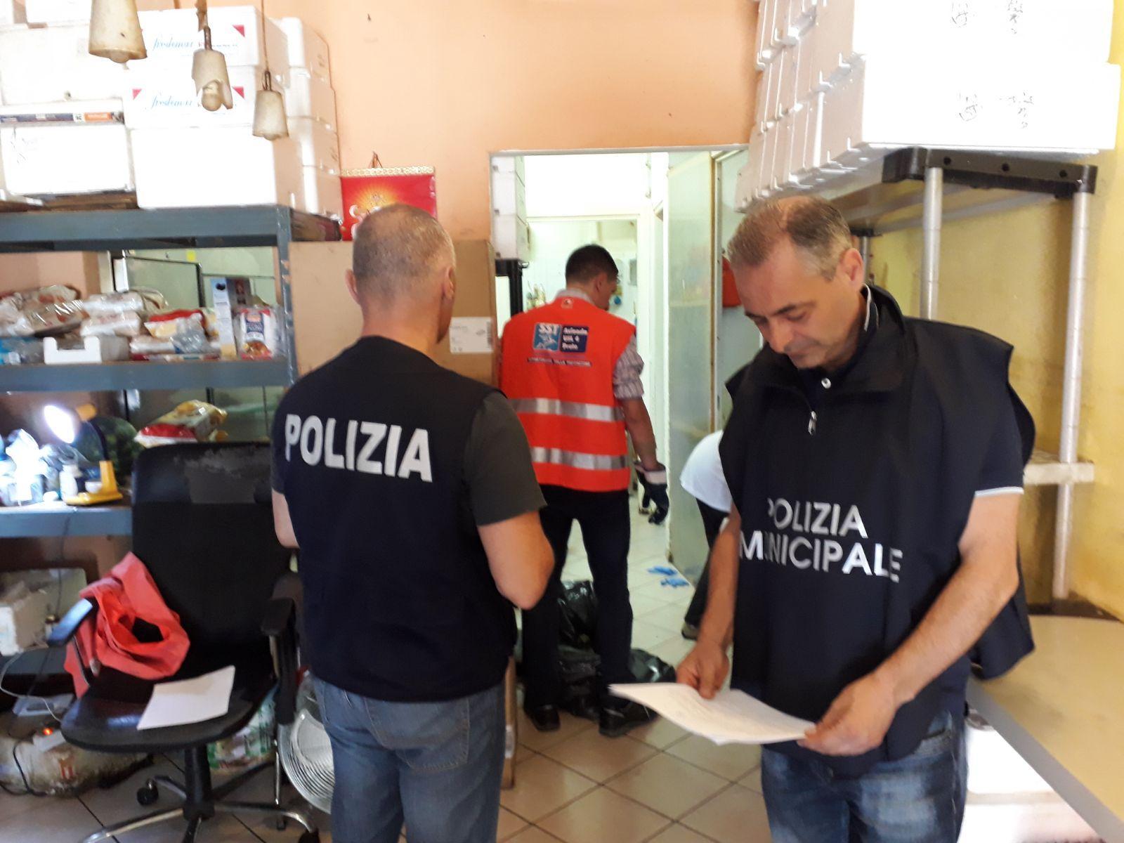 Un controllo della Squadra interforze