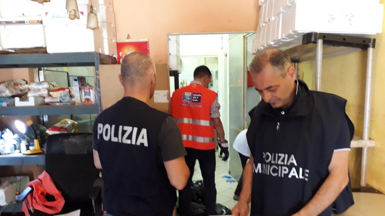 Un controllo della Squadra interforze