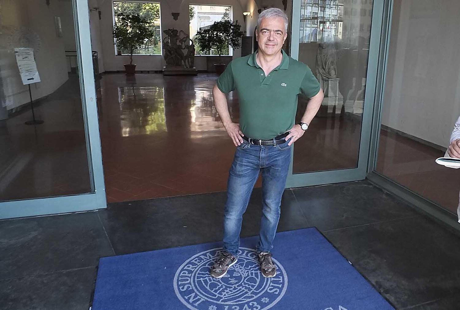 Andrea Serfogli dopo 15 anni d’aspettativa è tornato al suo lavoro 
