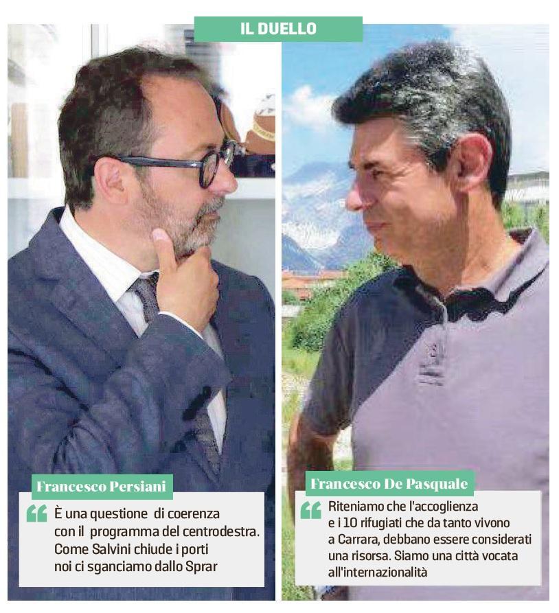 Una immagine che raffigura la sfida tra Persiani e De Pasquale