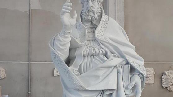 Agli studi Pedrini il clone della statua di San Petronio