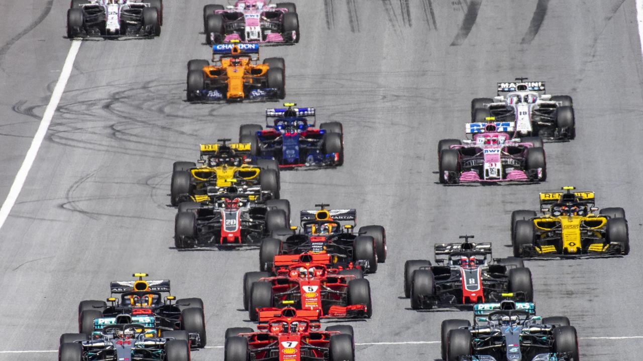 La partenza del Gran Premio di Zeltweg
