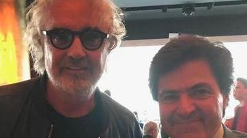 Vinchesi nel locale di Briatore