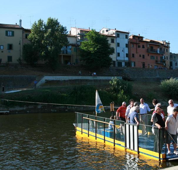 Parte la “Nave” sull’Arno traversate giovedì e sabato grazie ai volontari 