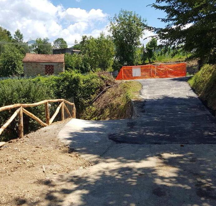 Sistemata la frana a Panicale