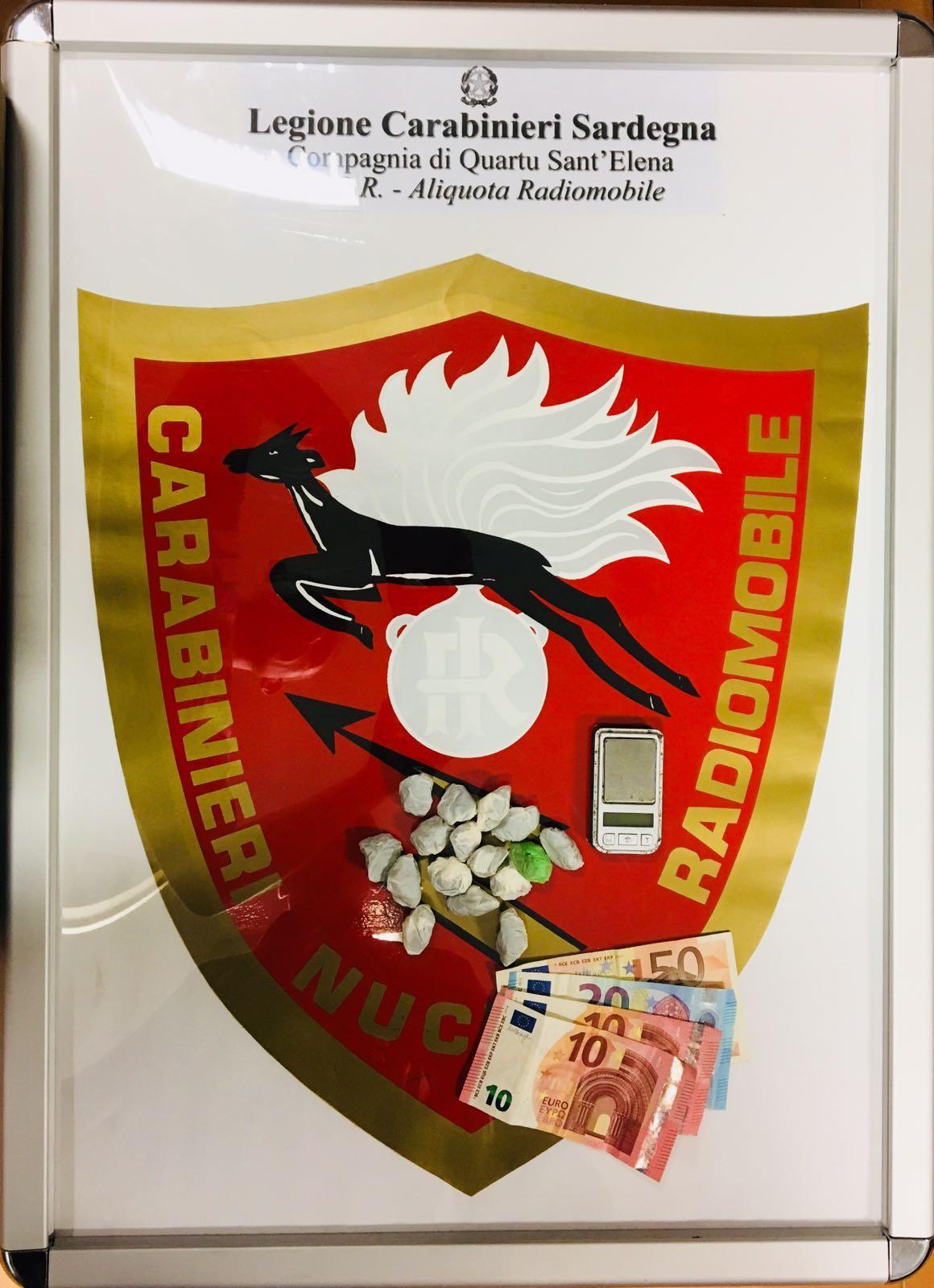 Quartu, 22enne arrestato per spaccio di droga