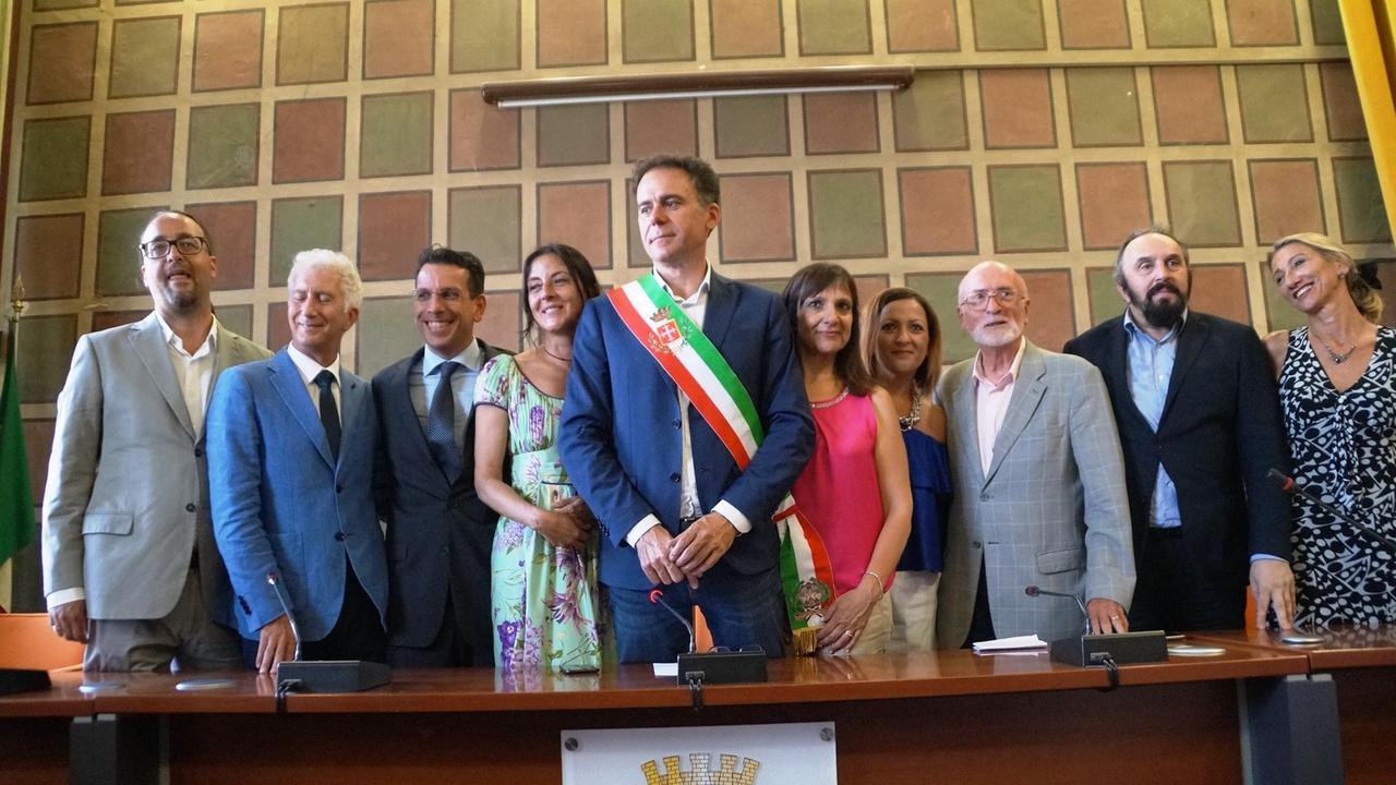 La nuova giunta comunale di Pisa