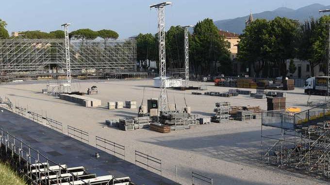 Tutto pronto per lo show di Roger Waters