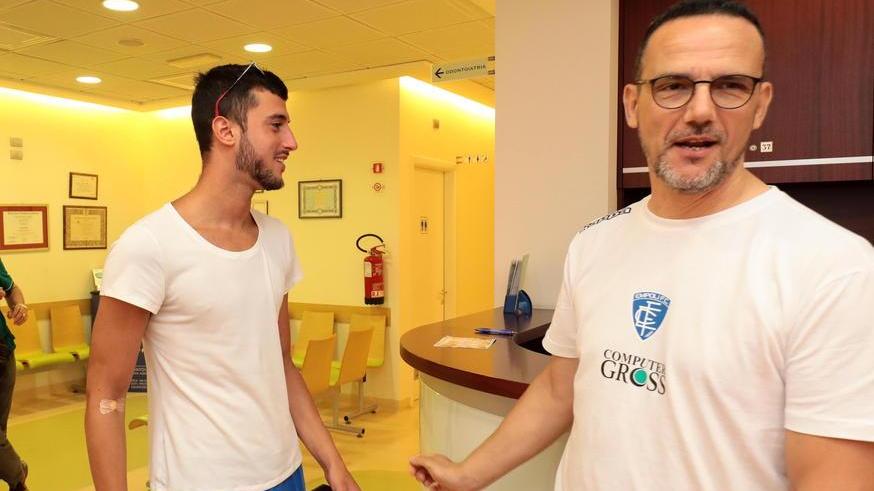 Prime visite mediche per Mraz e poi firma del contratto