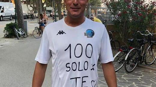 Jeky Valenti oltre quota cento gol «Li dedico a Matteo Valenti»