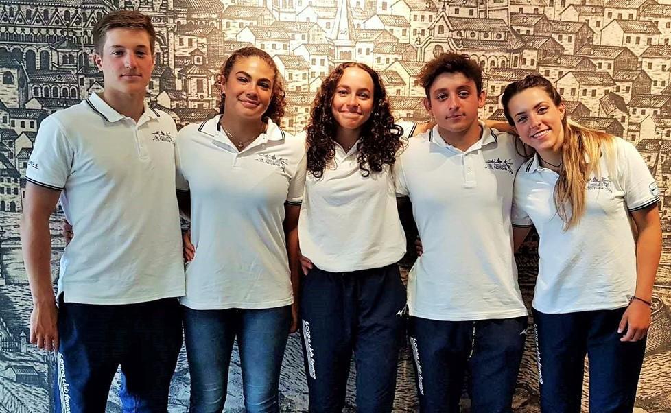 Un pokerissimo nella spedizione azzurra «Siamo molto uniti e puntiamo a Tokyo»
