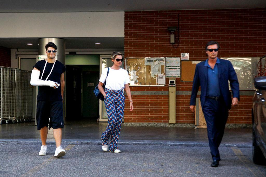 Niccolò Bettarini lascia l'ospedale
