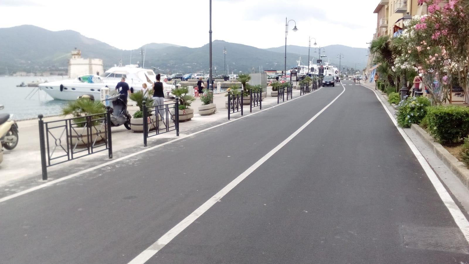 I nuovi arredi in calato a Portofferaio