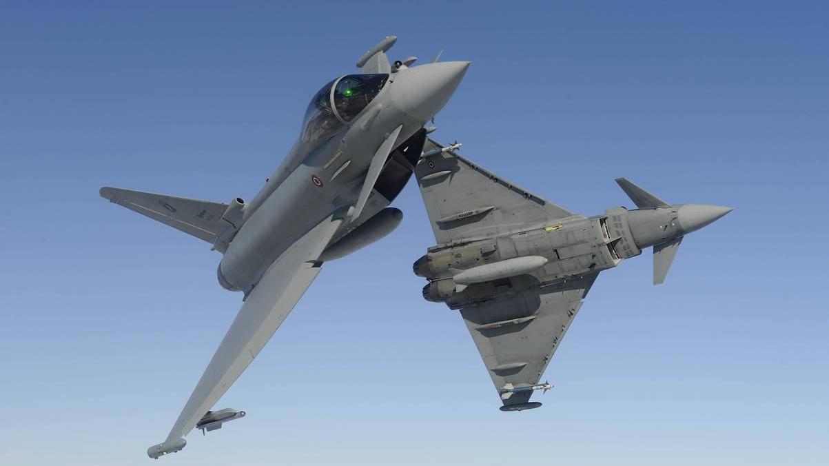 Aereo dell'Iberia intercettato da due caccia Eurofighter del 4° stormo di Grosseto