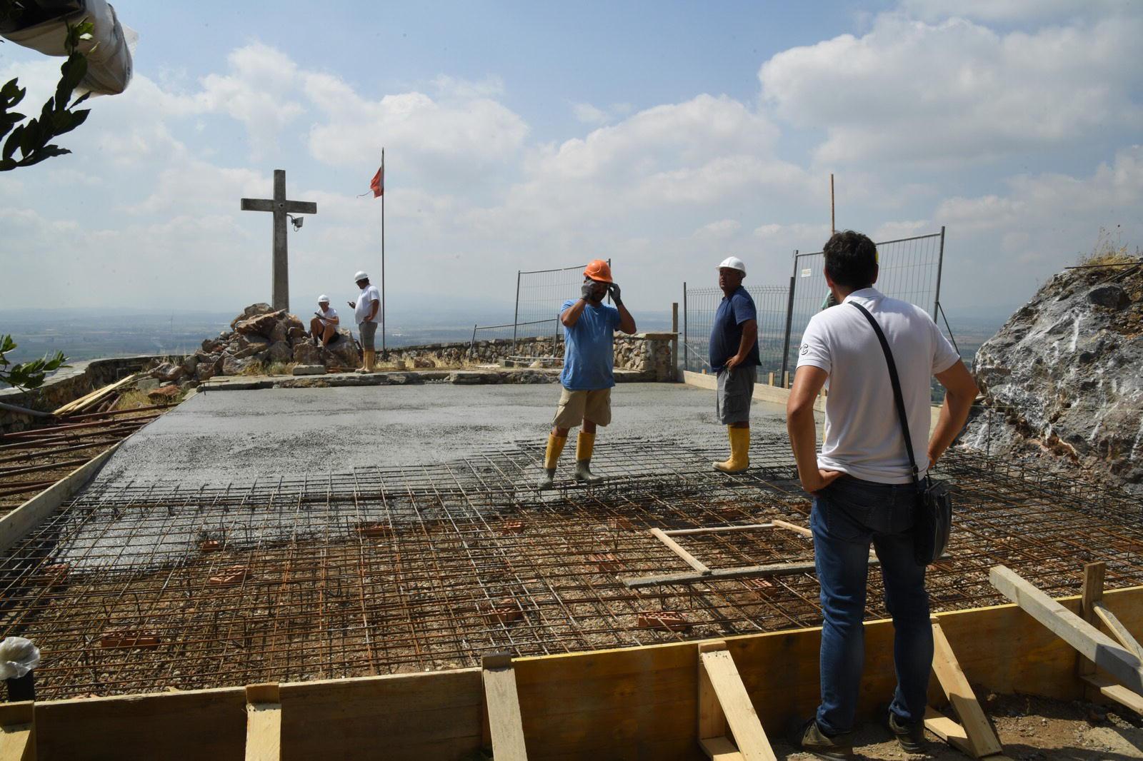 Il cantiere al Castellare (Foto Franco Silvi)