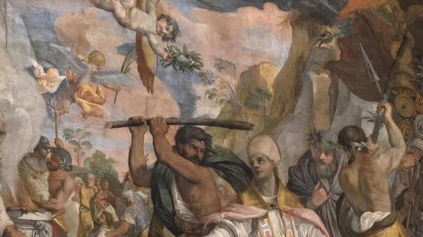 Nuova vita per due affreschi anche grazie a un anonimo