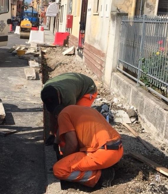 Seconda fase dei lavori Corso Guercino resta chiuso al traffico