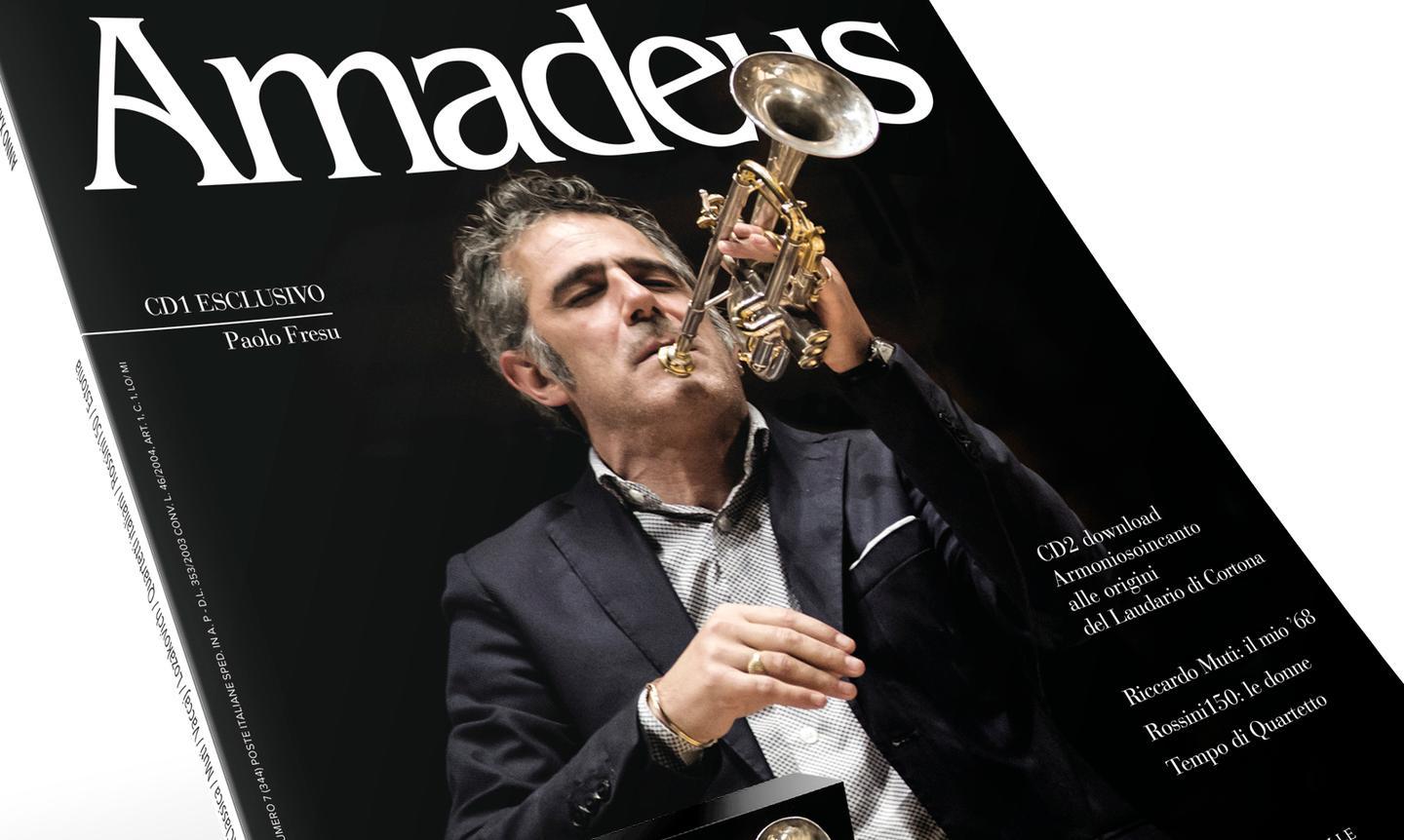 Fresu sulla copertina di Amadeus