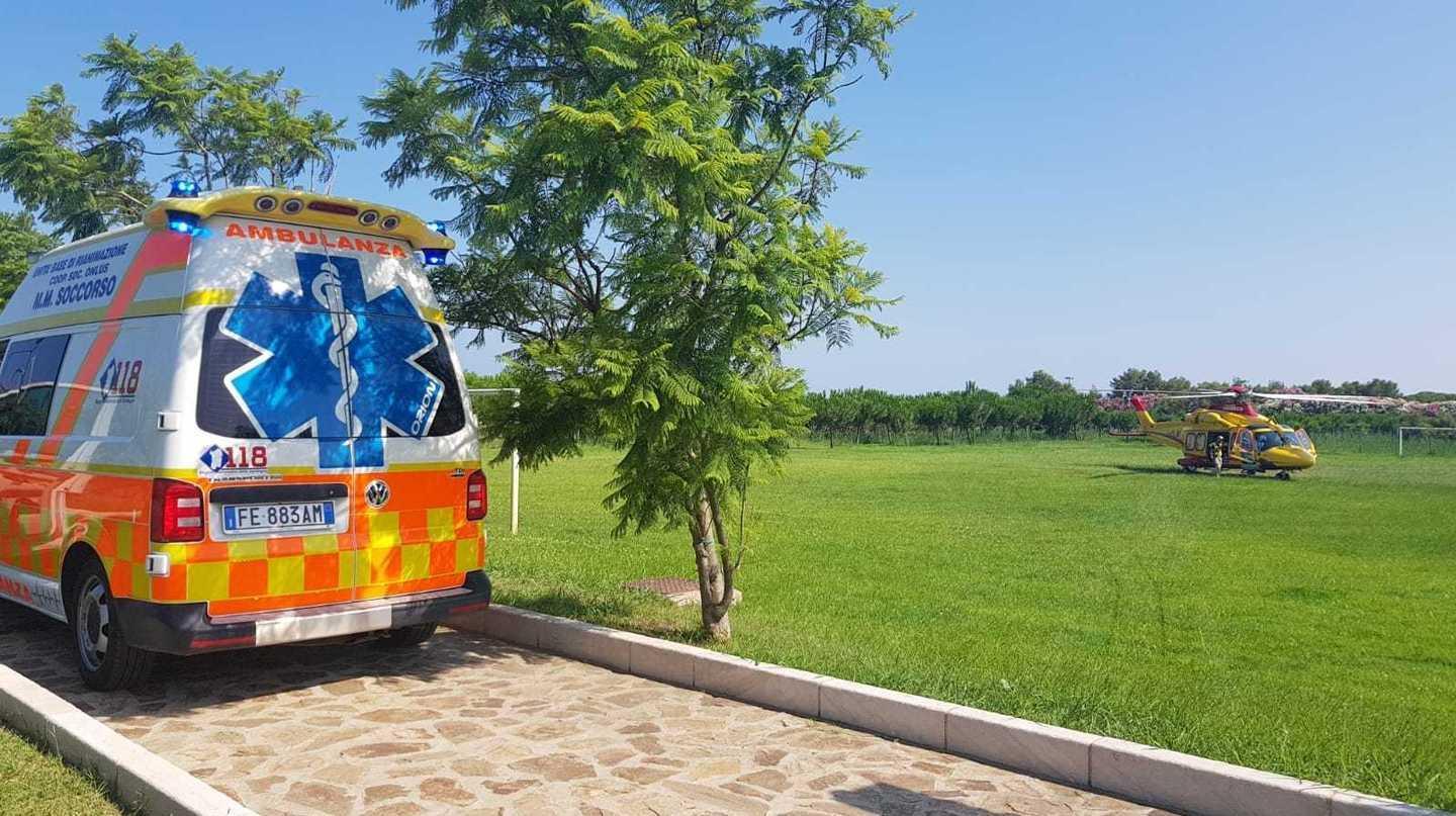 Convulsioni dalla parrucchiera interviene l’elisoccorso