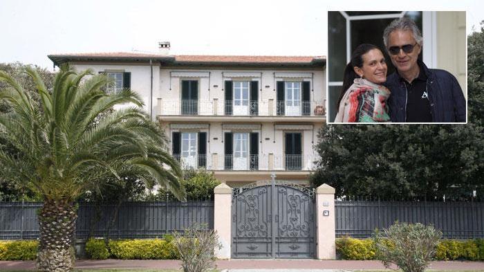 Tentato furto nella villa di Bocelli a Forte dei Marmi: ladri messi in fuga dai vigilantes