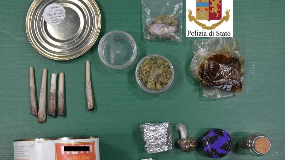 La droga sequestrata