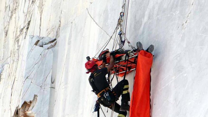 Prove di salvataggio nel cuore delle cave