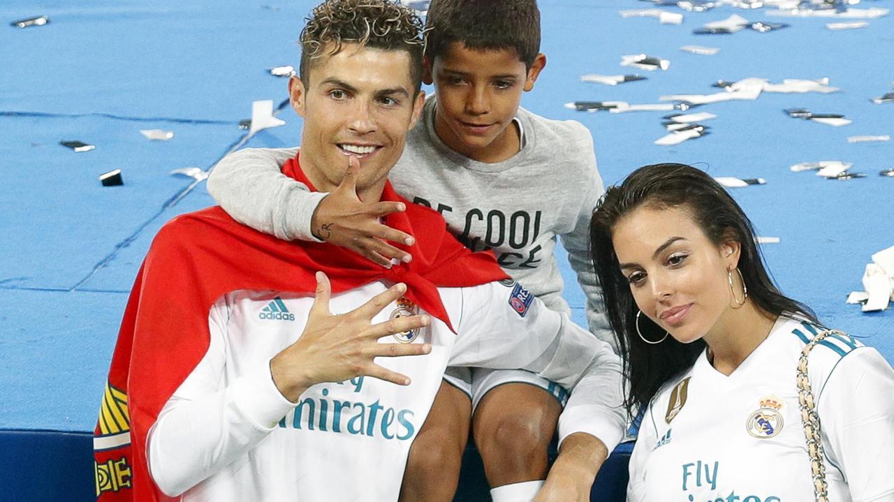 Cristiano Ronaldo e famiglia