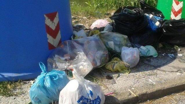 Nuovo punto di raccolta della spazzatura