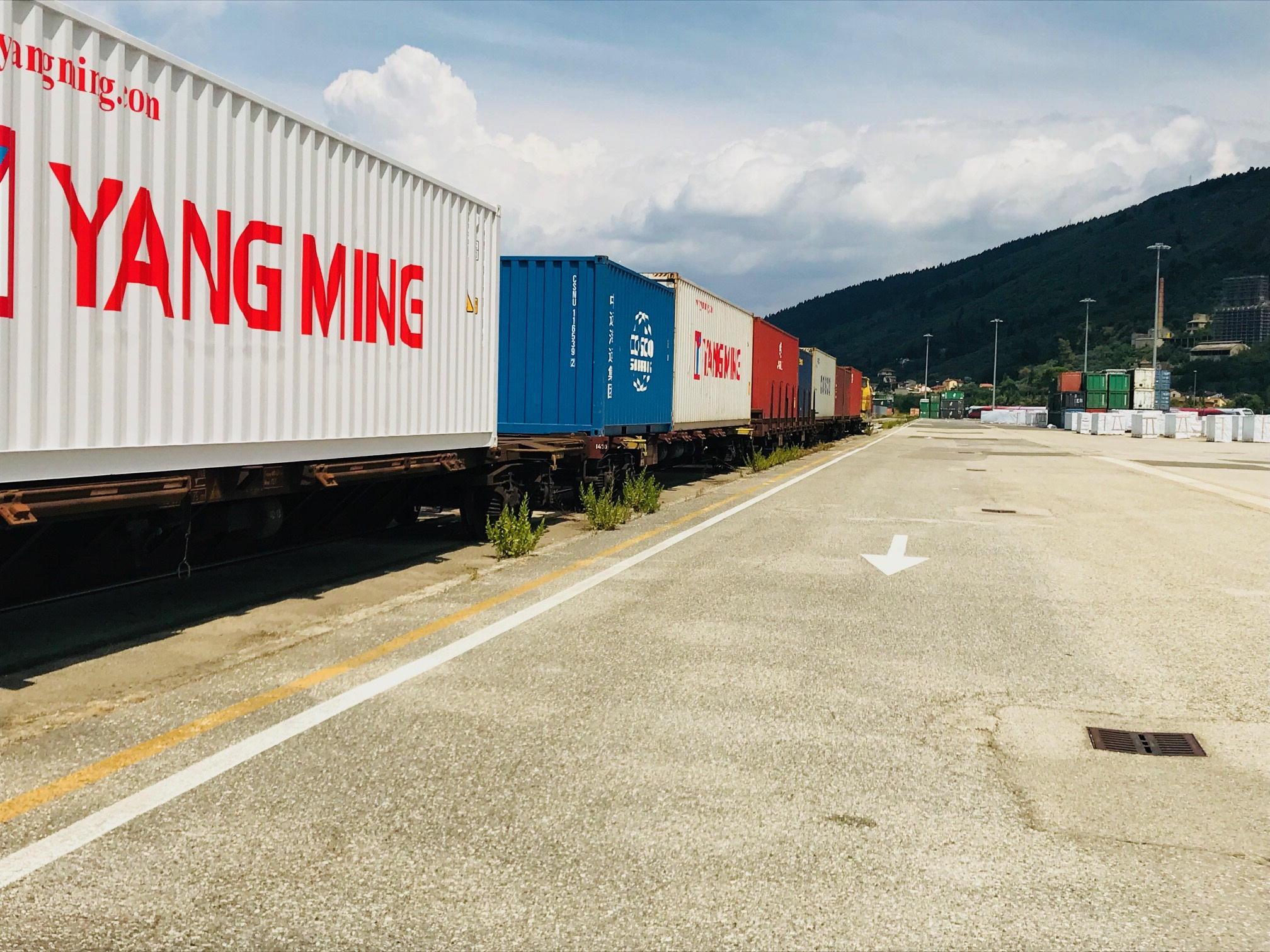 Il primo treno partito dall'Interporto di Gonfienti