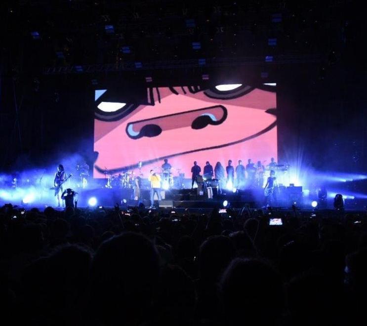 Gorillaz, grande show della “virtual band” 