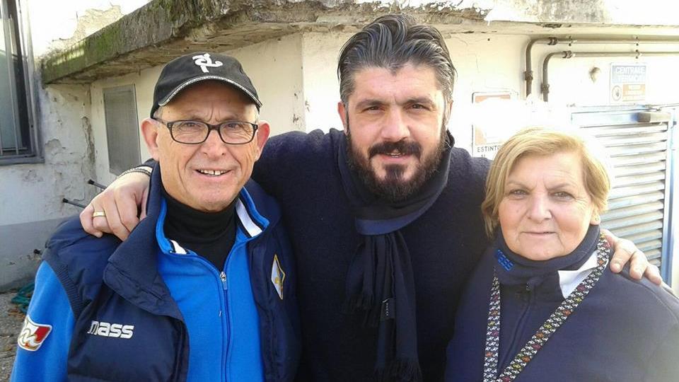 Beppe Medico con Rino Gattuso