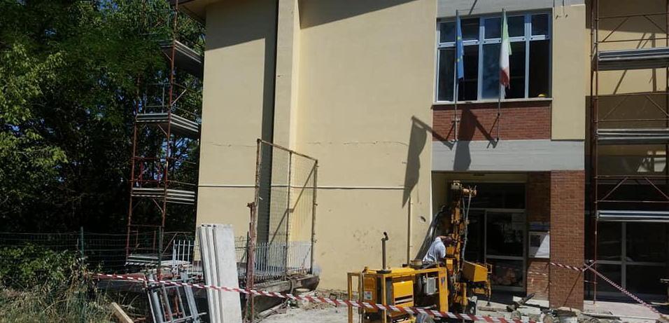 Quasi finiti i lavori per la sicurezza alla scuola di Cigoli 