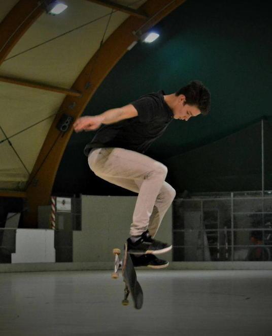 Un'area nel parco Mariambini a disposizione degli skaters 