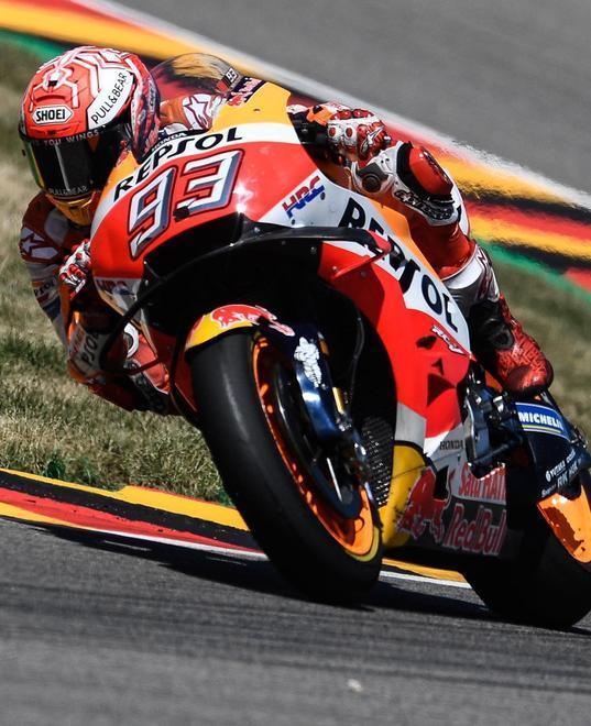 Al Sachsenring vola Marquez Ma le Ducati sono in agguato 