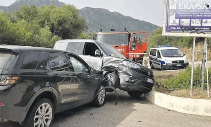 Olbia, Doblò contro fuoristrada: un ferito 